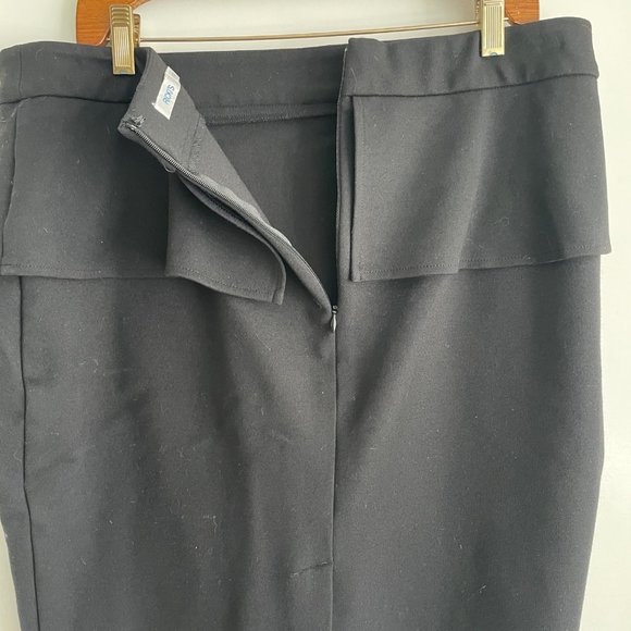 Ricki's Knee Length BLACK SKIRT Size 12 - Picture 5 of 6